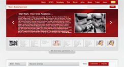 Desktop Screenshot of news-entertainment.net